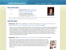 Tablet Screenshot of jblumenstock.com